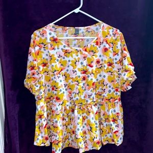 XL, floral print